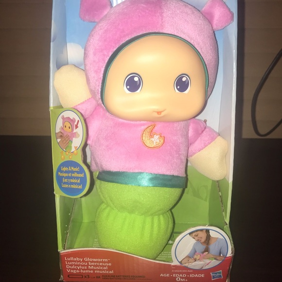 playskool glow worm pink